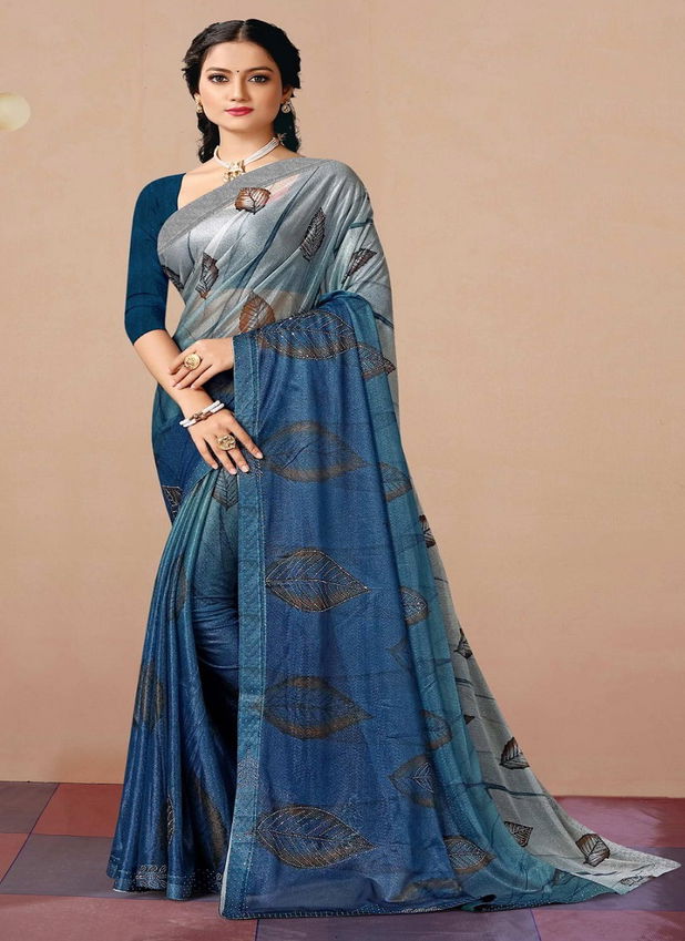 Ronisha Shyama Printed Party Wear Sarees Catalog
